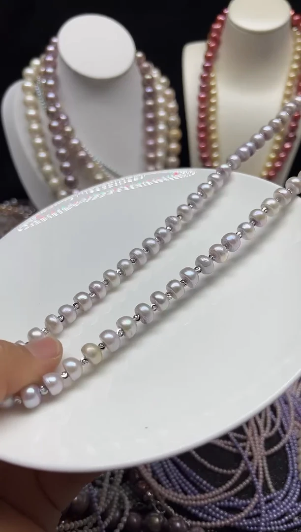 淡水珍珠未镶嵌颈饰多人