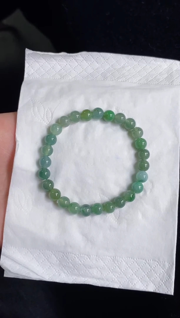 未镶嵌手串翡翠162号链接天然缅甸翡翠A货一物一证