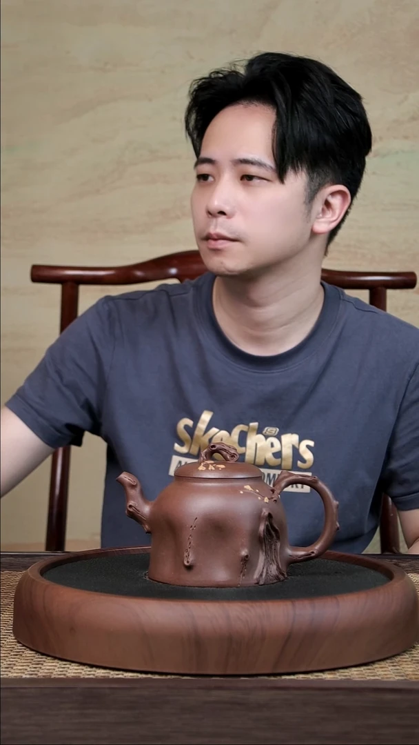 茶壶紫砂高工作品    全手工   梅桩壶