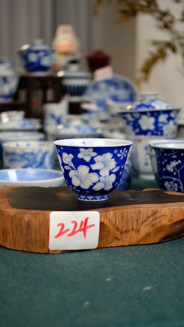 茶杯稳***福224全手工手绘茶器