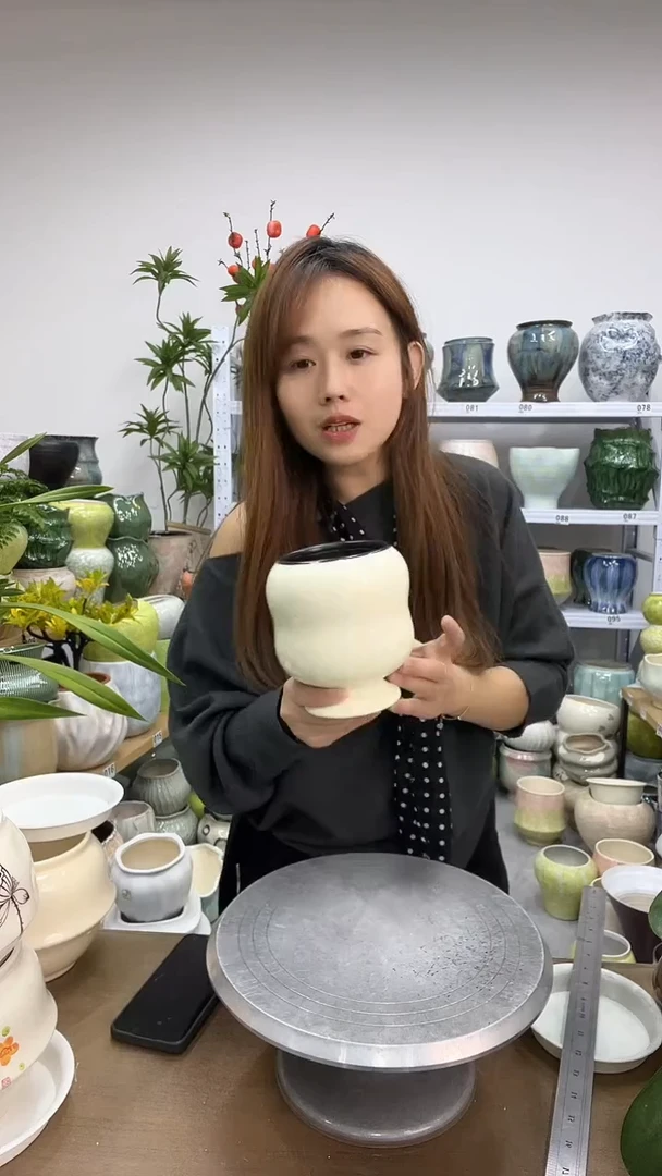 11.25陶瓷花盆直播链接高   14   口9