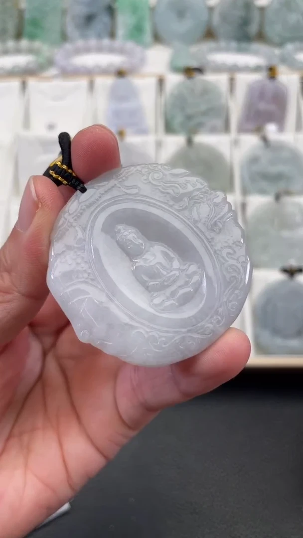 颈饰未镶嵌翡翠天然缅甸翡翠A货213