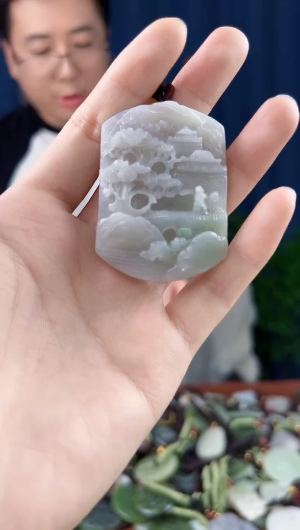 未镶嵌和田玉挂件拍一发一，