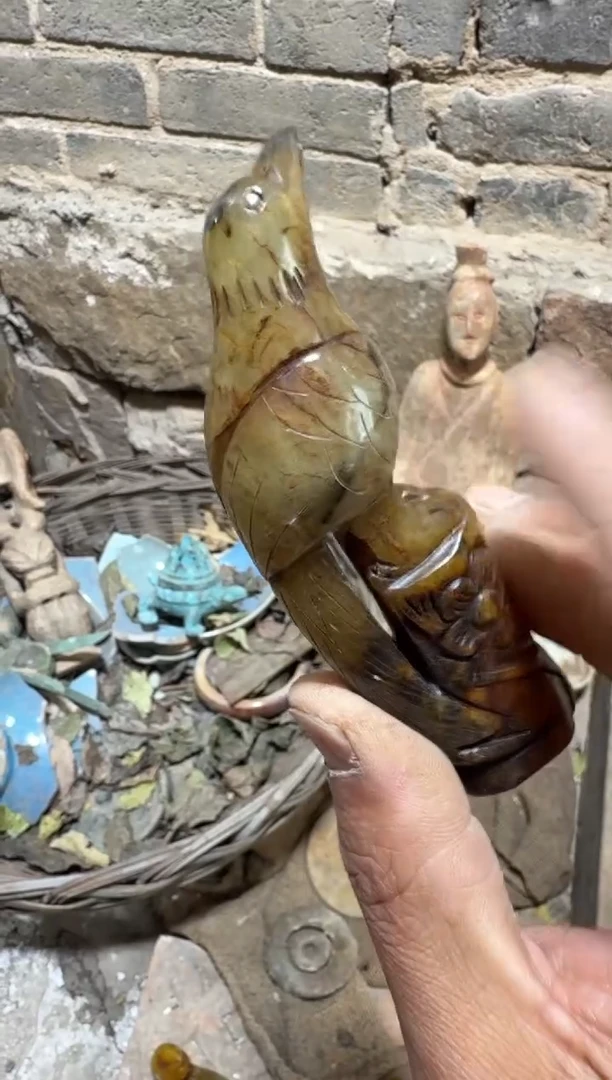 未镶嵌岫岩河磨玉（透闪石质玉）挂件玉器555555