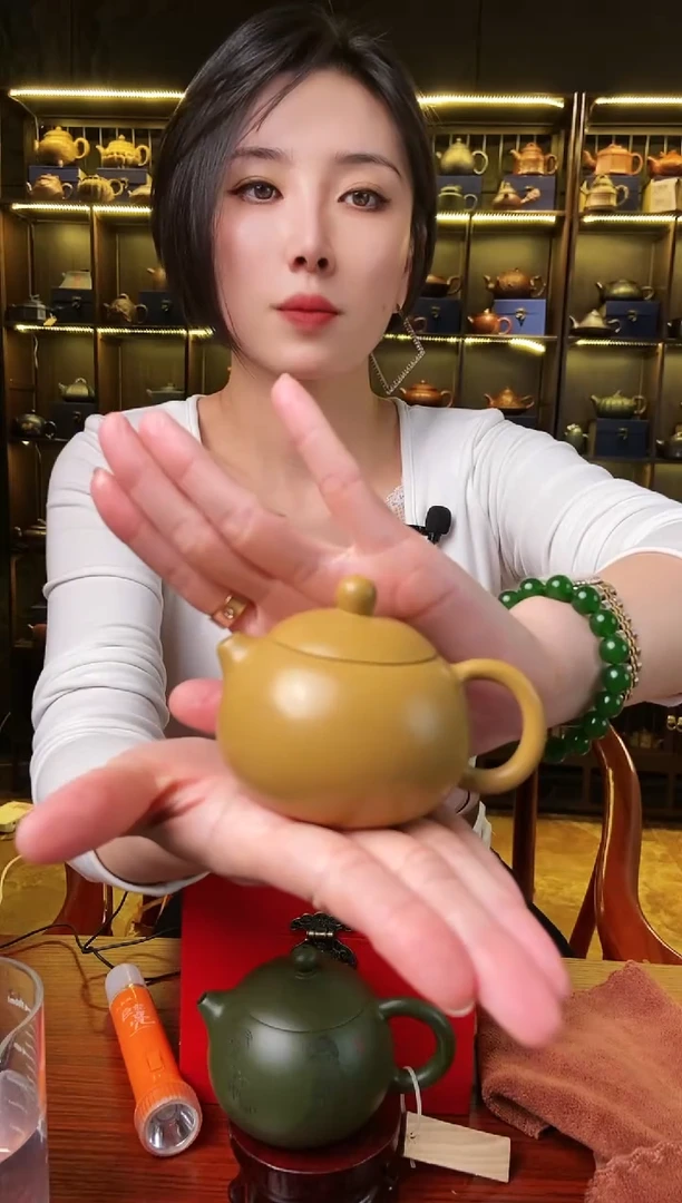 【闪购商品】紫砂茶壶小品西施黄金朱泥全手工