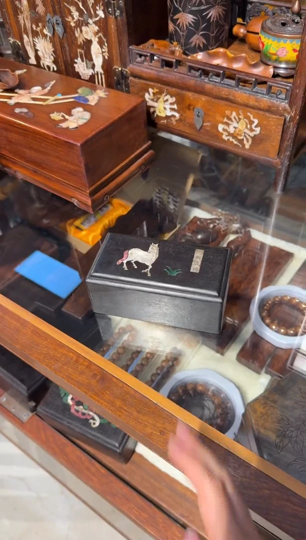 木木头款紫檀马机关盒98.8888888