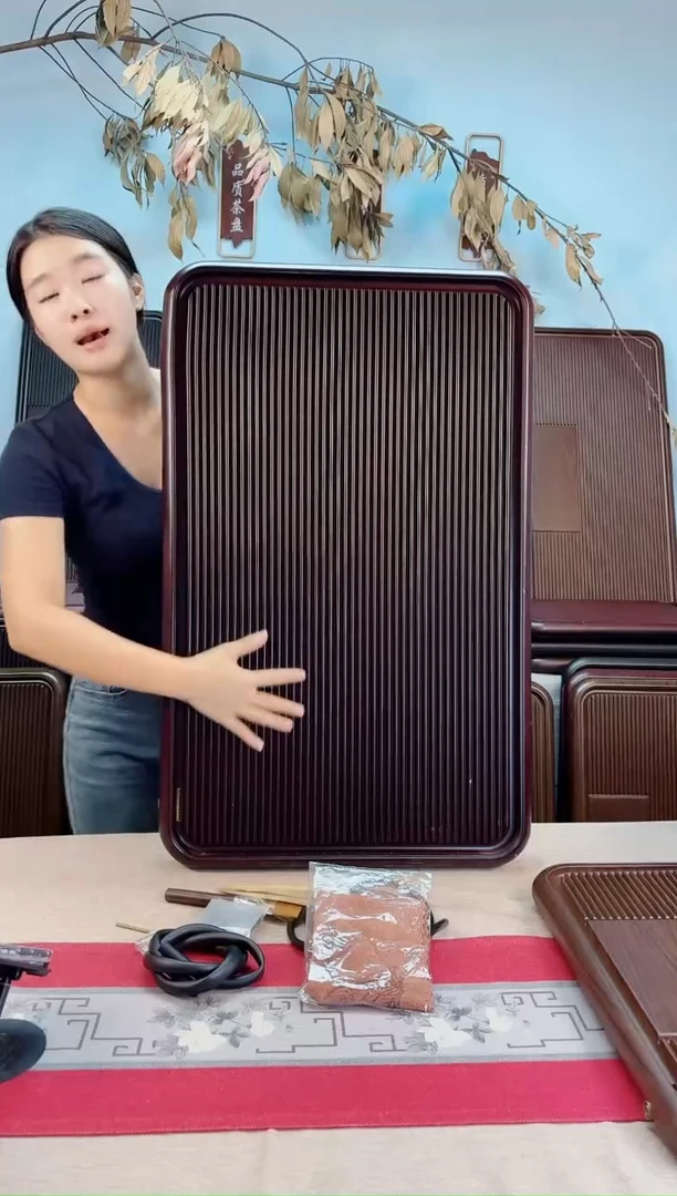 千川红色款式茶盘90*50*5