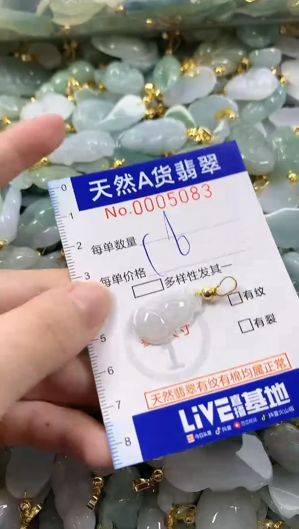 颈饰未镶嵌翡翠天然A货翡翠