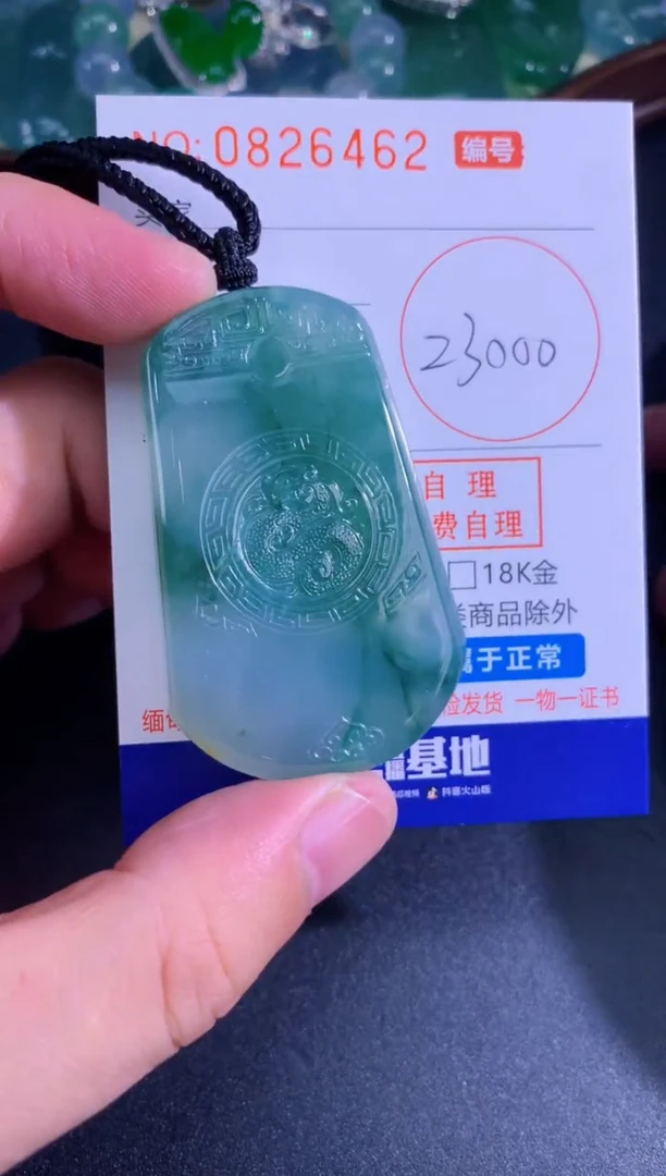 颈饰未镶嵌翡翠天然A货翡翠