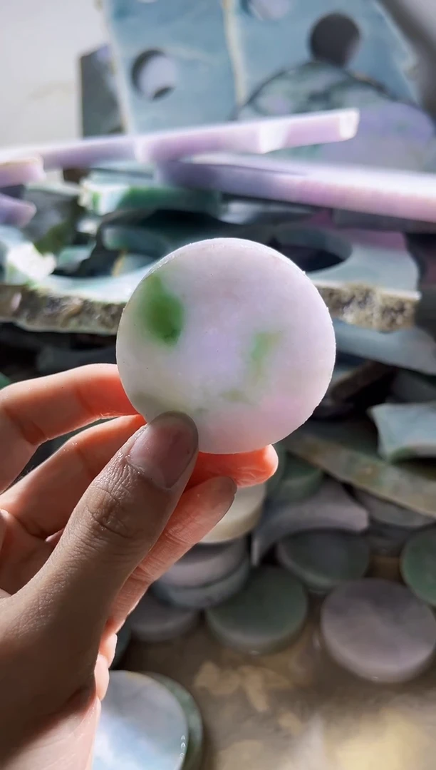 翡翠裸石缅甸翡翠A货陈435