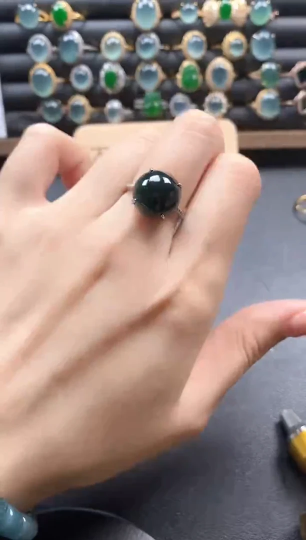 未镶嵌戒指翡翠51511