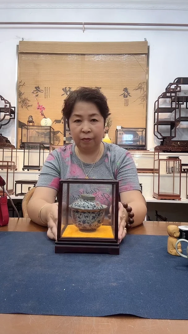 红酸枝木类玻璃罩584