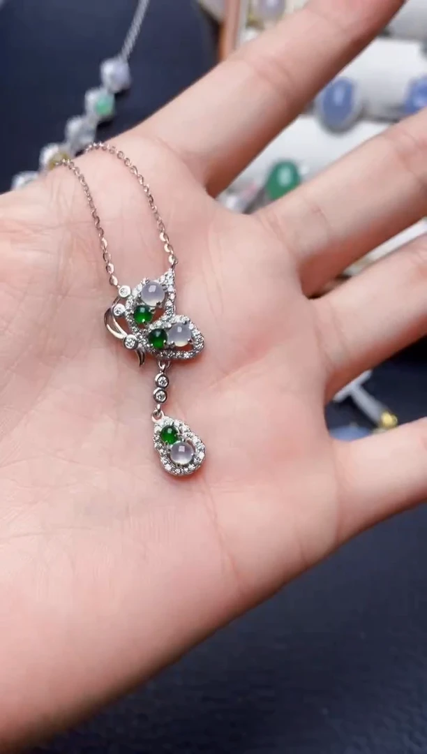 银S925镶嵌戒指翡翠2013