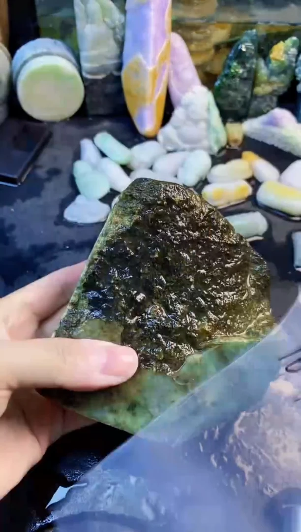 颈饰未镶嵌翡翠满****?天然翡翠169