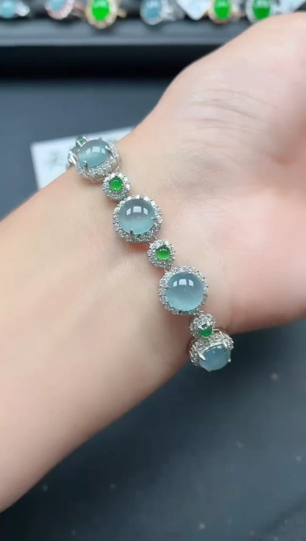 银S925镶嵌戒指翡翠1111