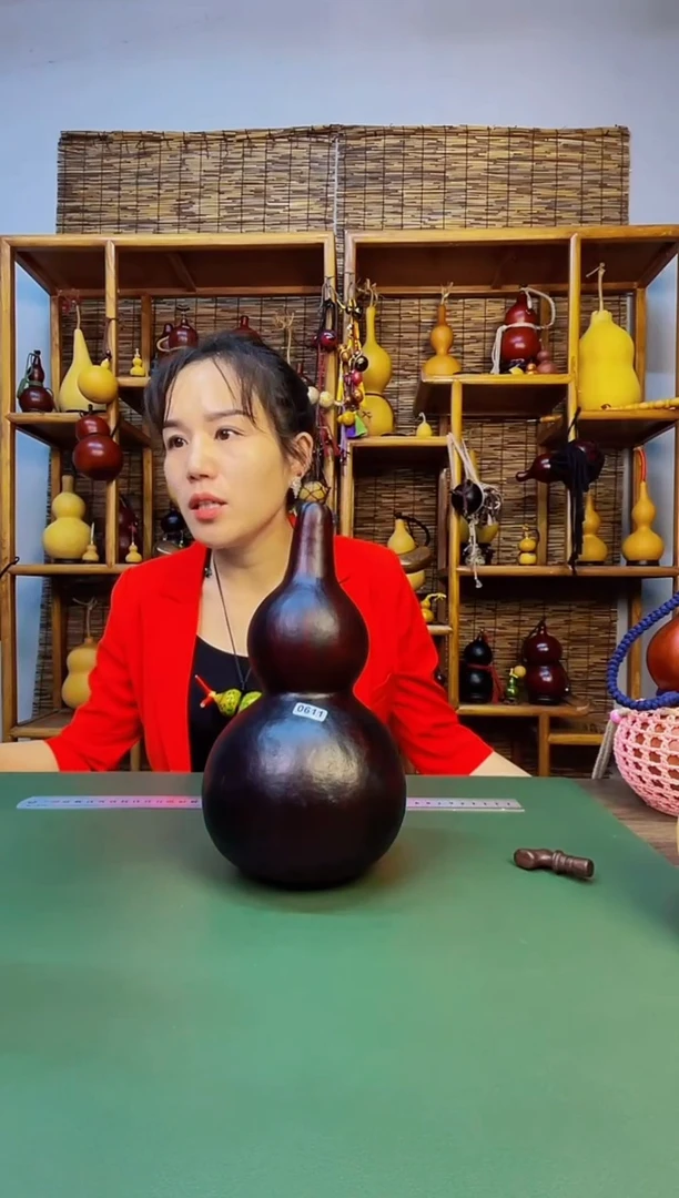 0611号大漆酒葫芦一物一拍