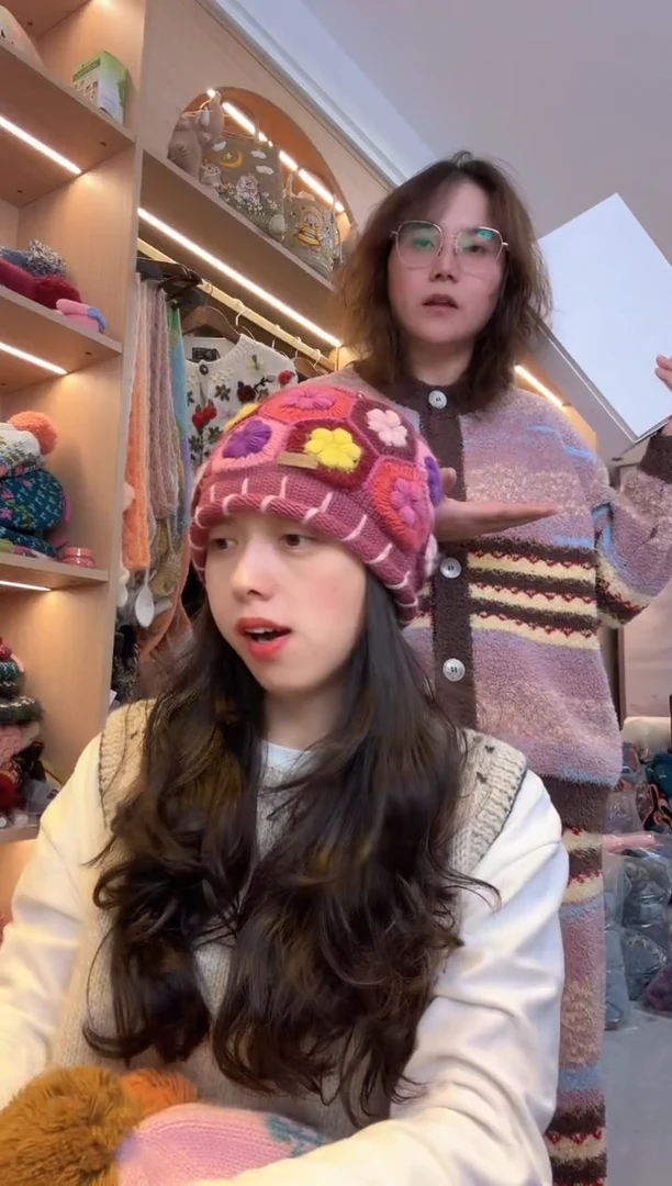 羊毛美利奴花环冷帽