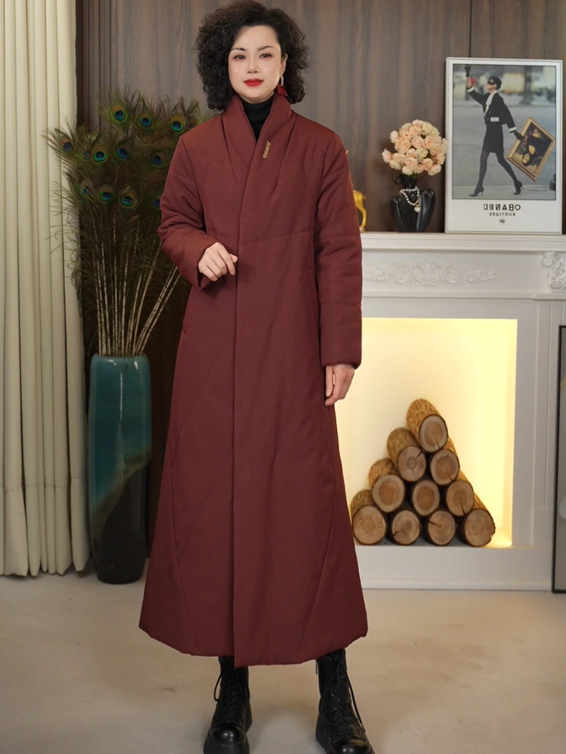 5230 百搭冬季磁吸扣加厚羊毛外套