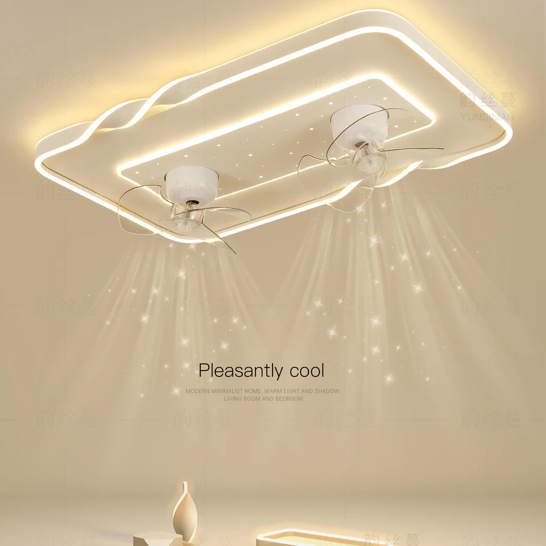 风扇灯中山灯具灯饰客厅灯现代简约卧室灯餐厅灯护眼灯led吸顶灯