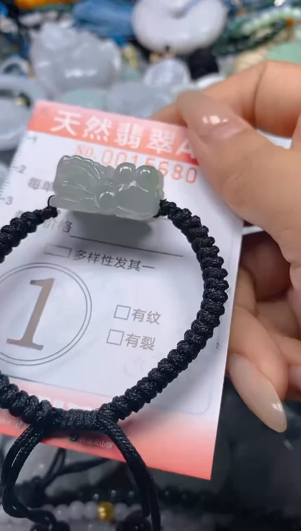 翡翠未镶嵌颈饰闪购0015680