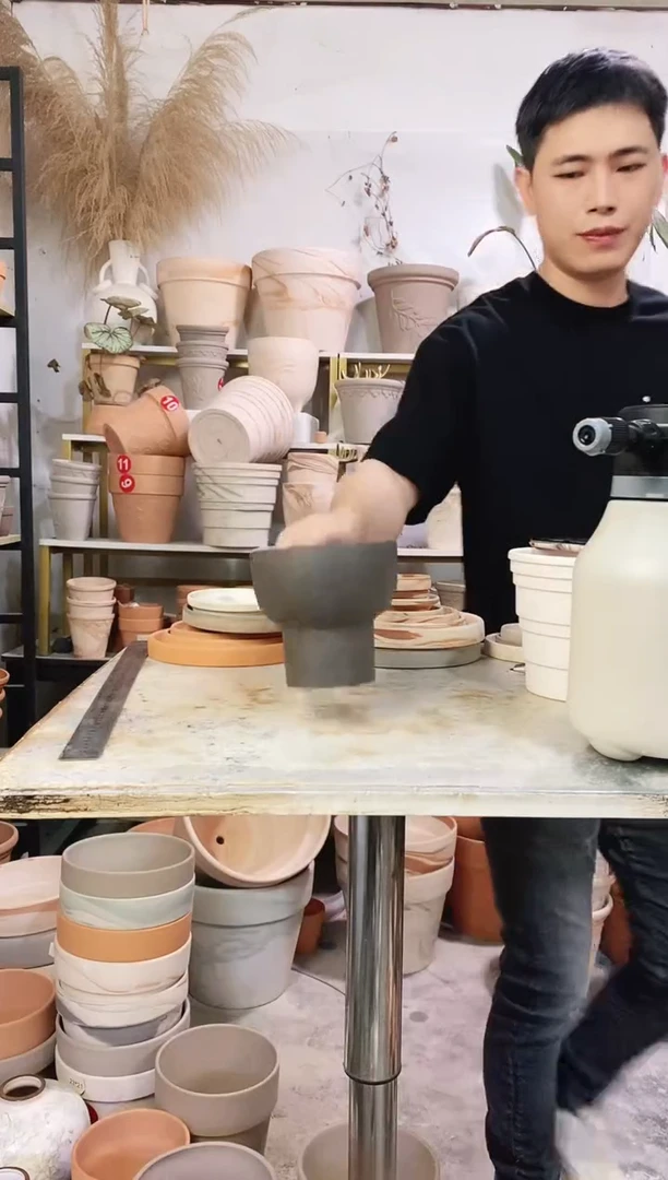 13*12黑陶火锅 1盆无托