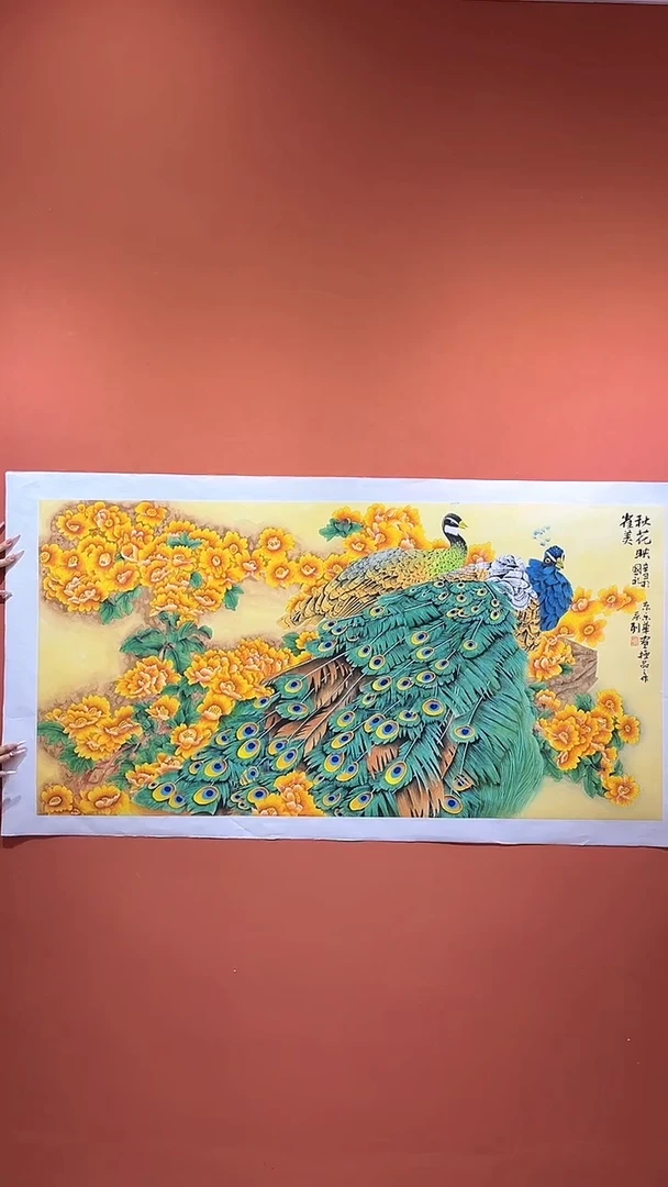 国画郑乐华手绘绘画作品22-29