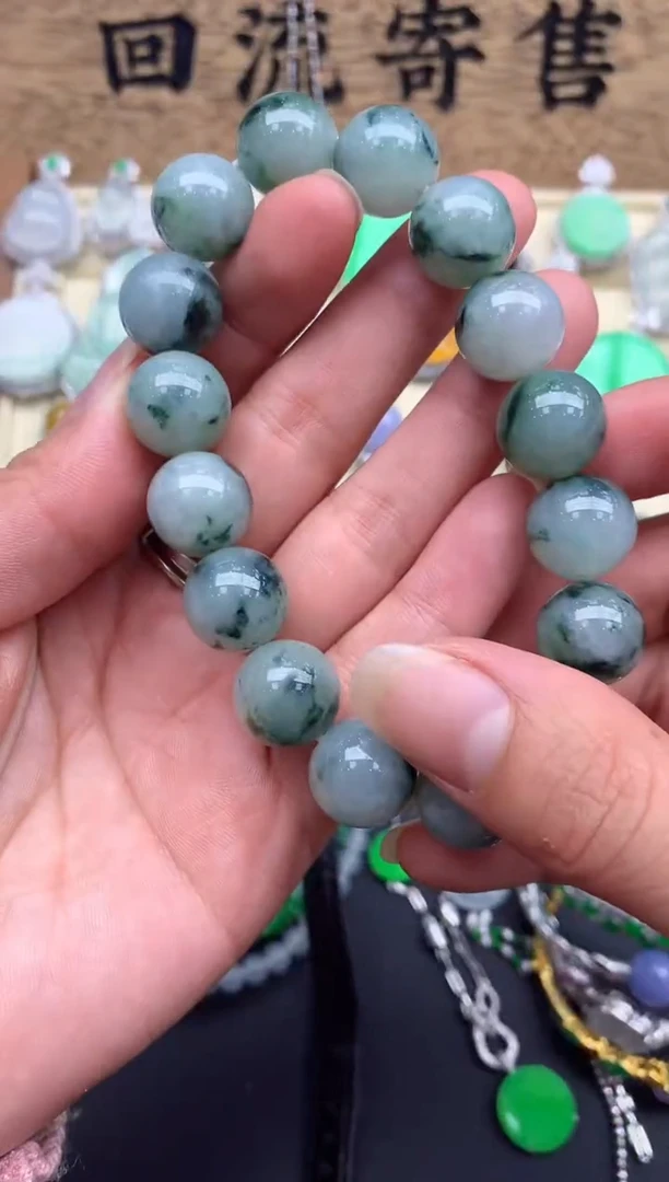 【闪购商品】翡翠手串未镶嵌42-中国好珍宝