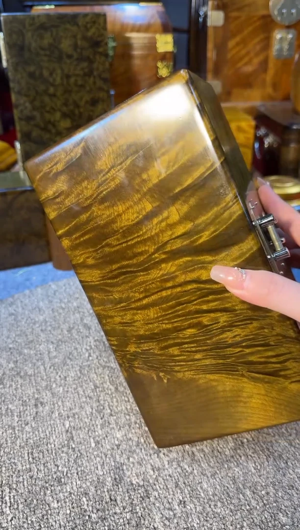 【闪购商品】乌木类成套家具精品阴沉乌木首饰盒Y8