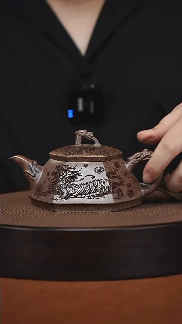 茶壶紫砂原矿紫砂壶