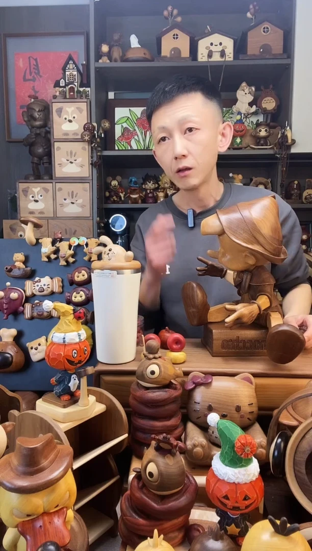 木匹诺曹木质玩偶