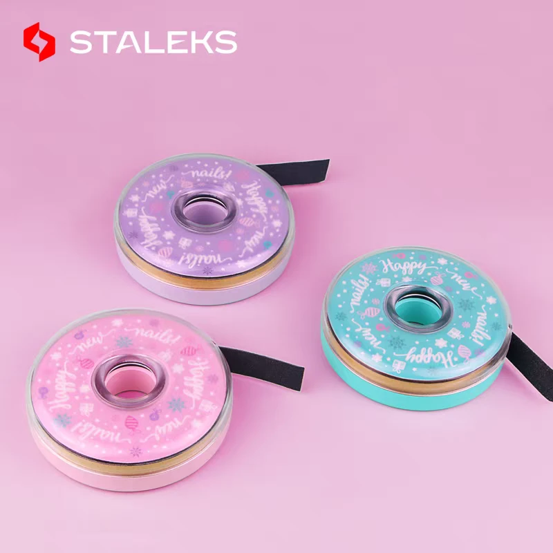 直播STALEKS思达利司AT系列甜甜圈一次性美甲打磨修型砂条