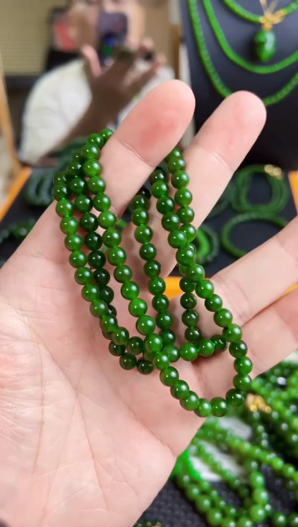 项链未镶嵌和田玉（碧玉）6