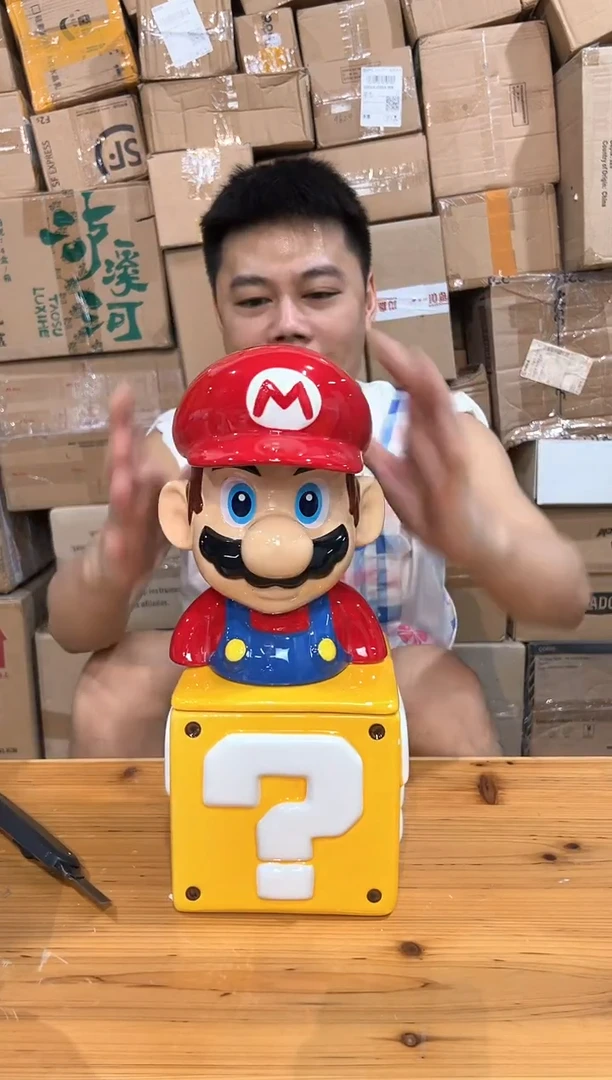 瓷片马里奥问号罐套组