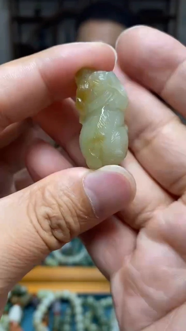 和田玉未镶嵌颈饰108