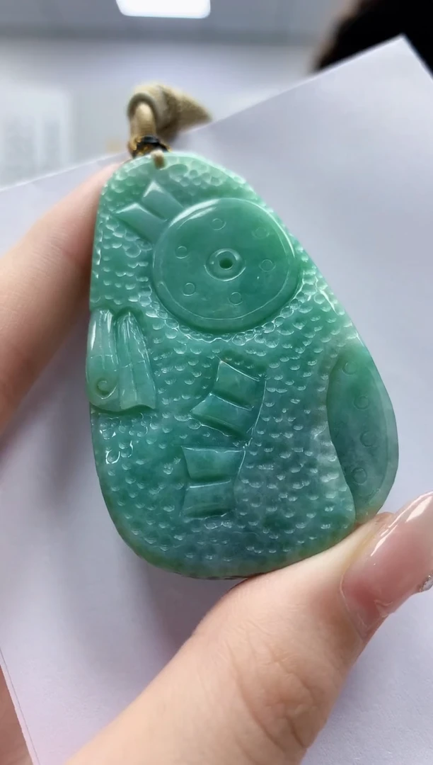 未镶嵌定制翡翠4829jw-毛货挂件94