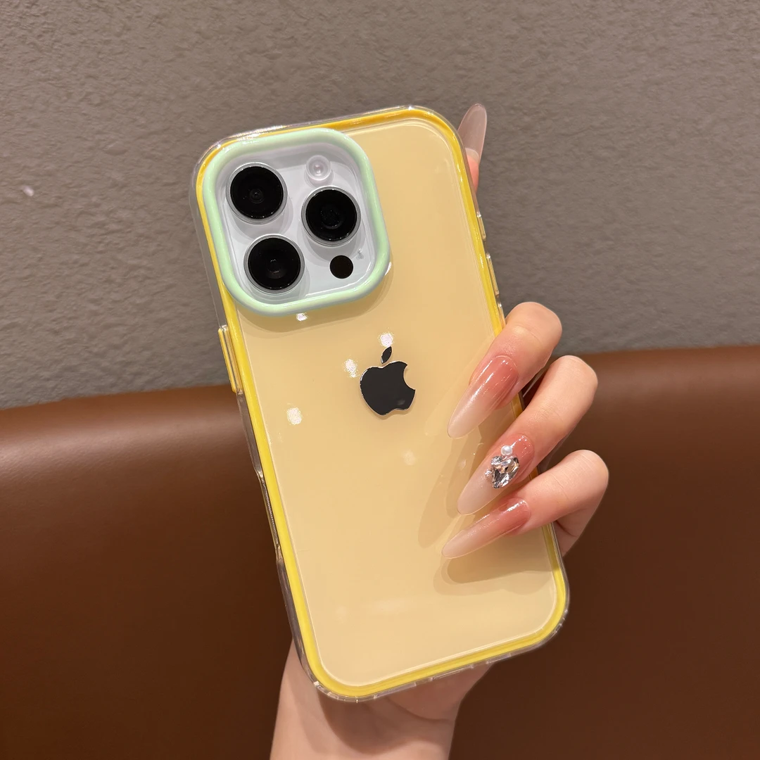 创意高级果冻适用苹果17promax手机壳简约iPhone16小众15个性14女