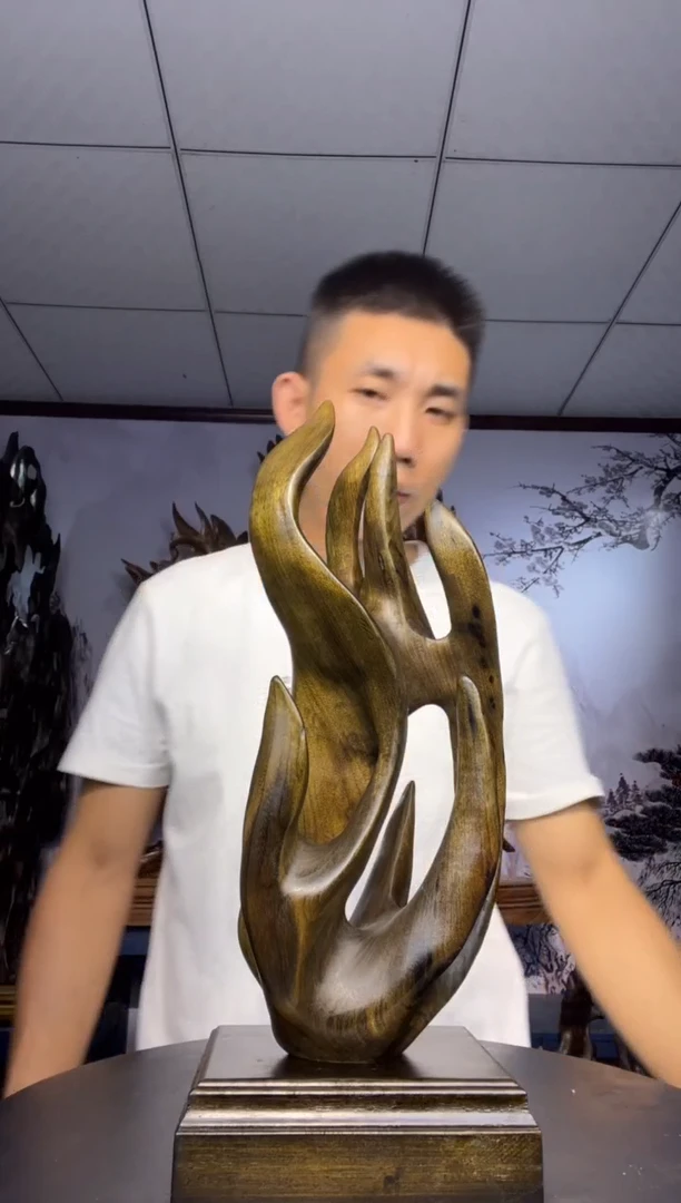 金丝楠木雕款一**光金丝楠木工艺品摆件