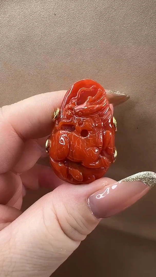 未镶嵌南红玛瑙戒指福****3戒指