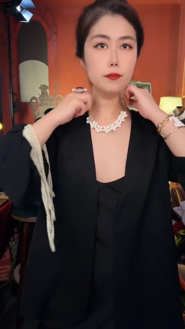 无铜合金无铜合金孤品不折腾系列白色花花项链