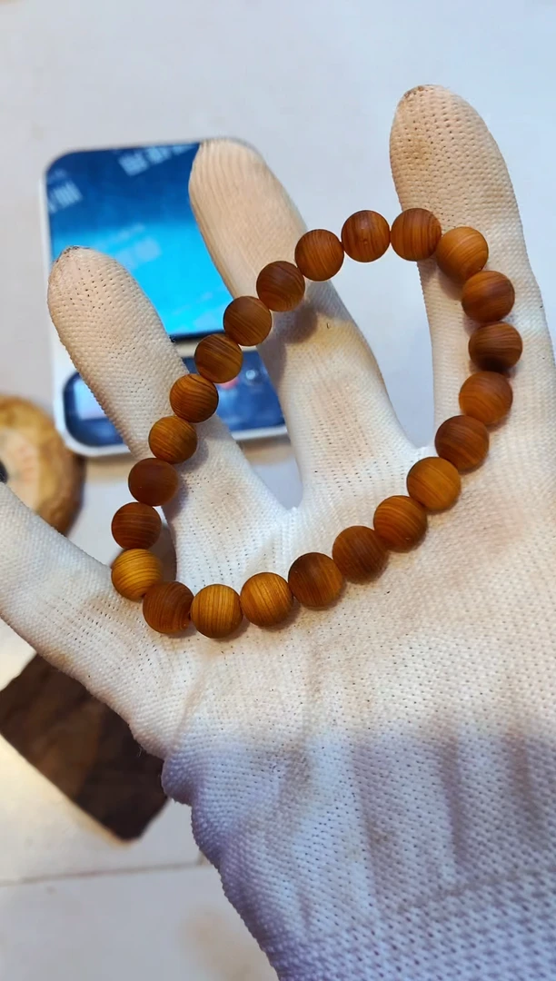 柏木（崖柏）毛0.8单圈单条太行崖柏陈化手把手串