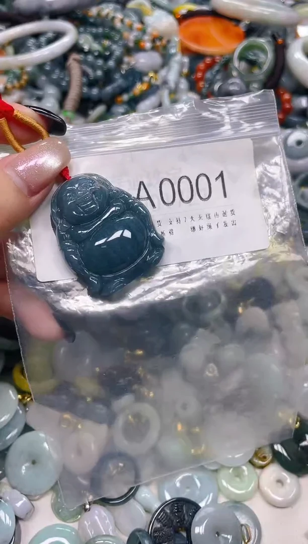 翡翠未镶嵌颈饰/A/翡翠A货一图一物