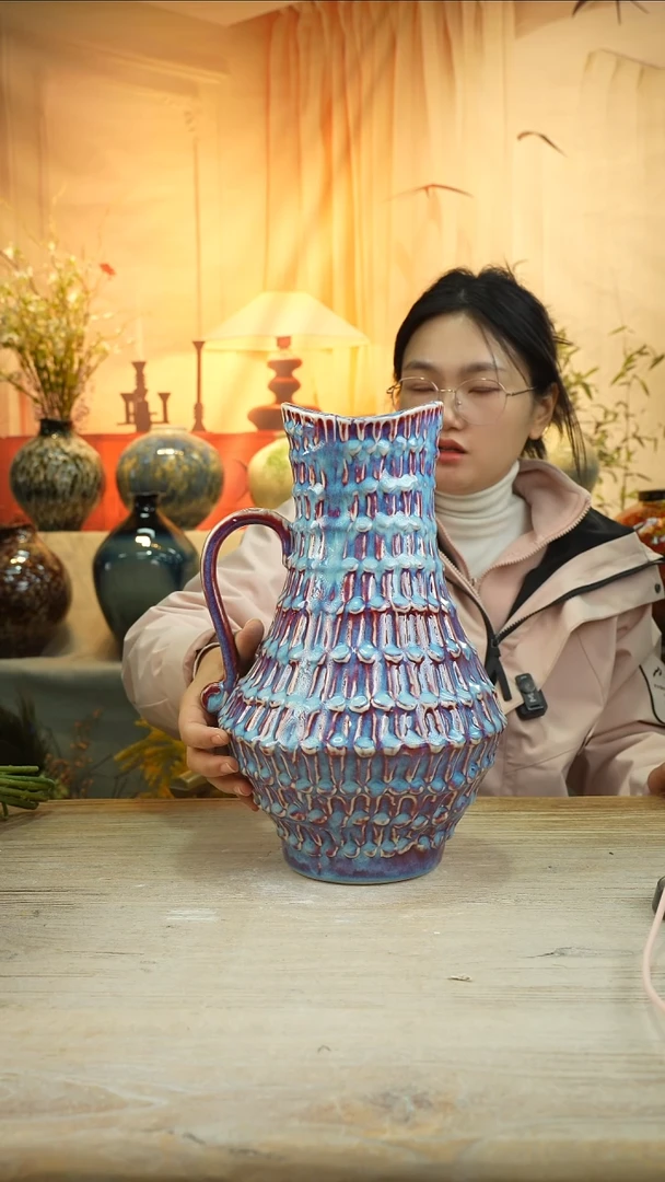 高35口12陶瓷花器