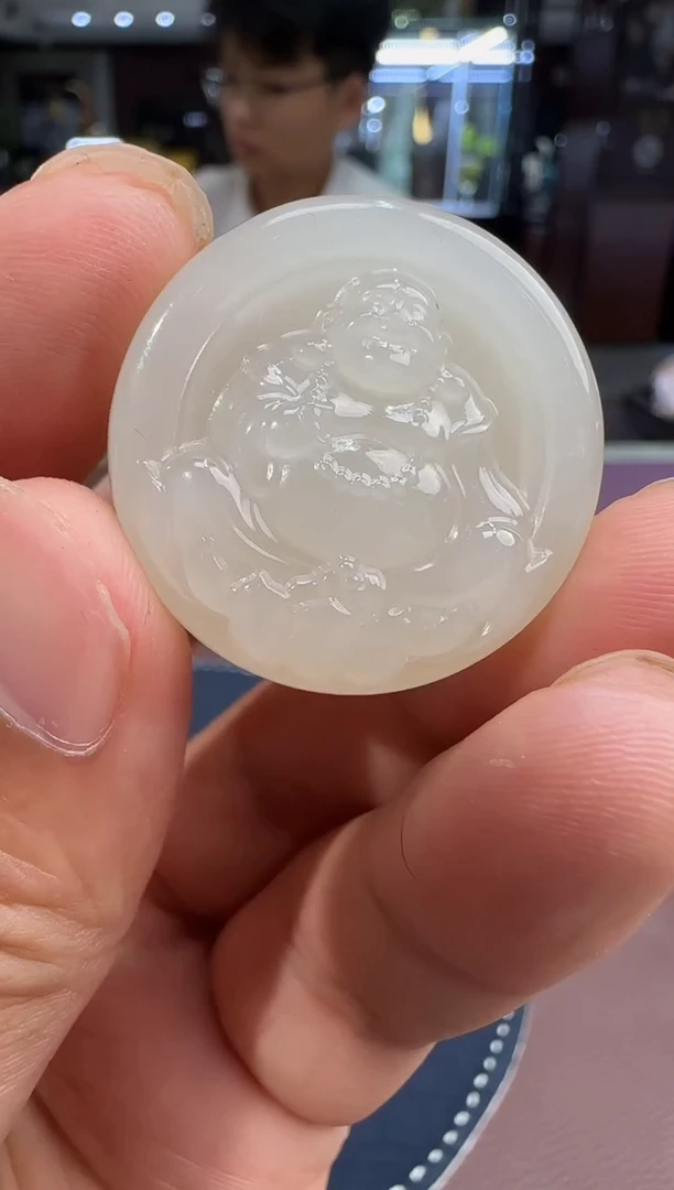 和田玉未镶嵌吊坠(不含链)【陆803】79 7008