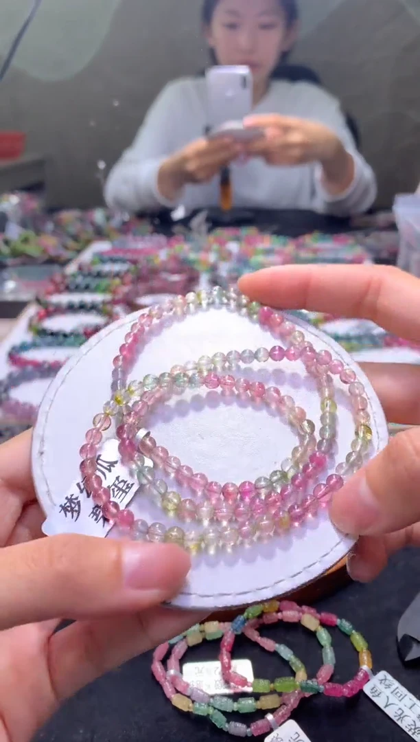 未镶嵌手串碧玺A10【天然碧玺】