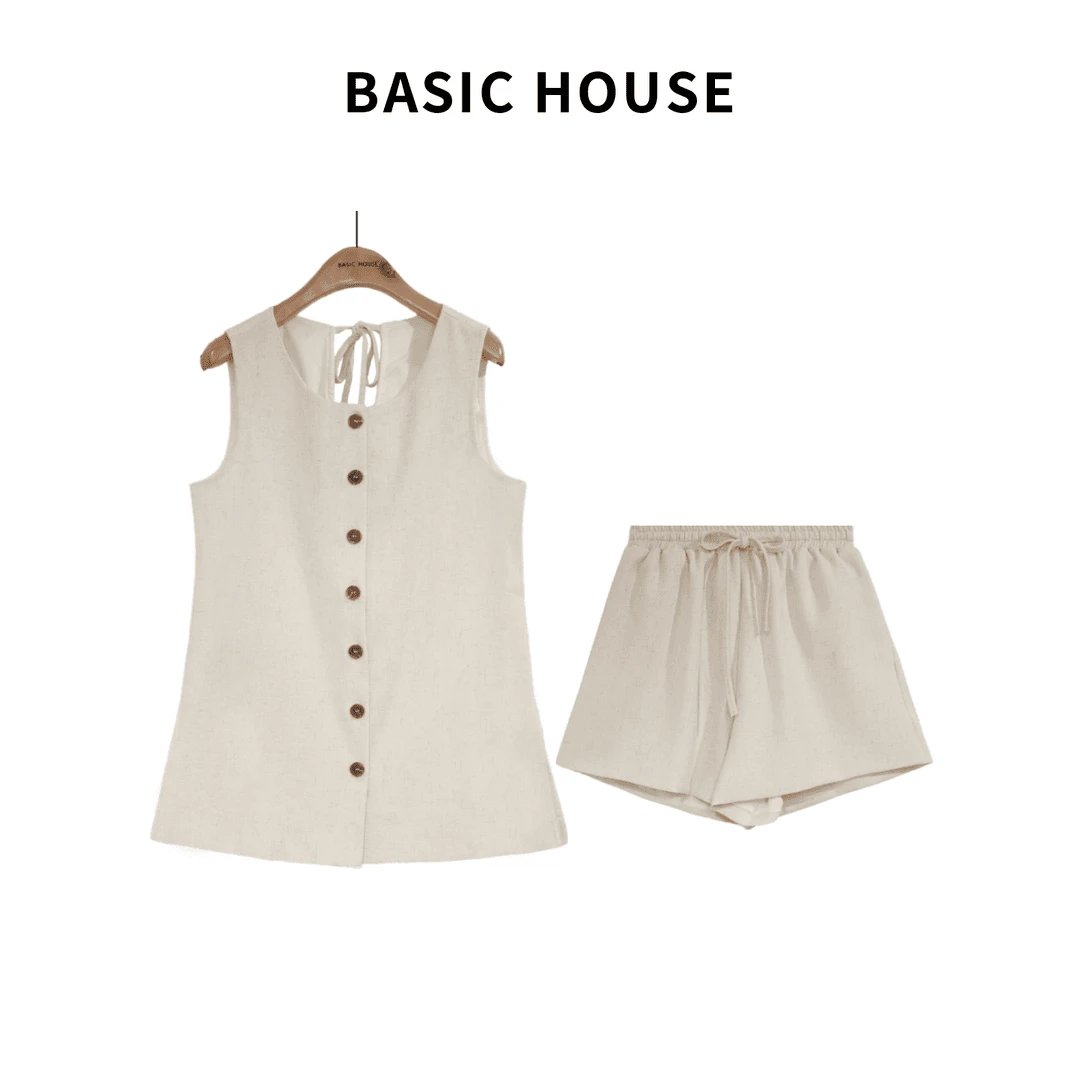 Basic House百家好时尚休闲百搭轻奢气质简约套装B0504B5V912