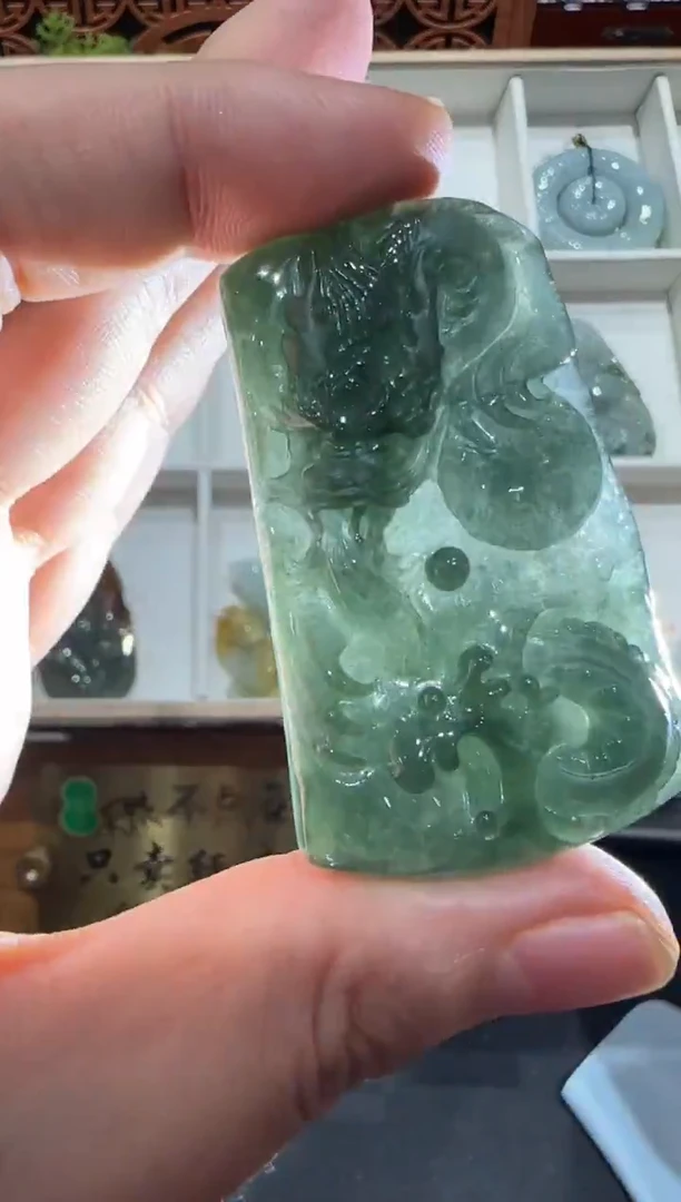 未镶嵌挂件翡翠A货翡翠多样性孤品