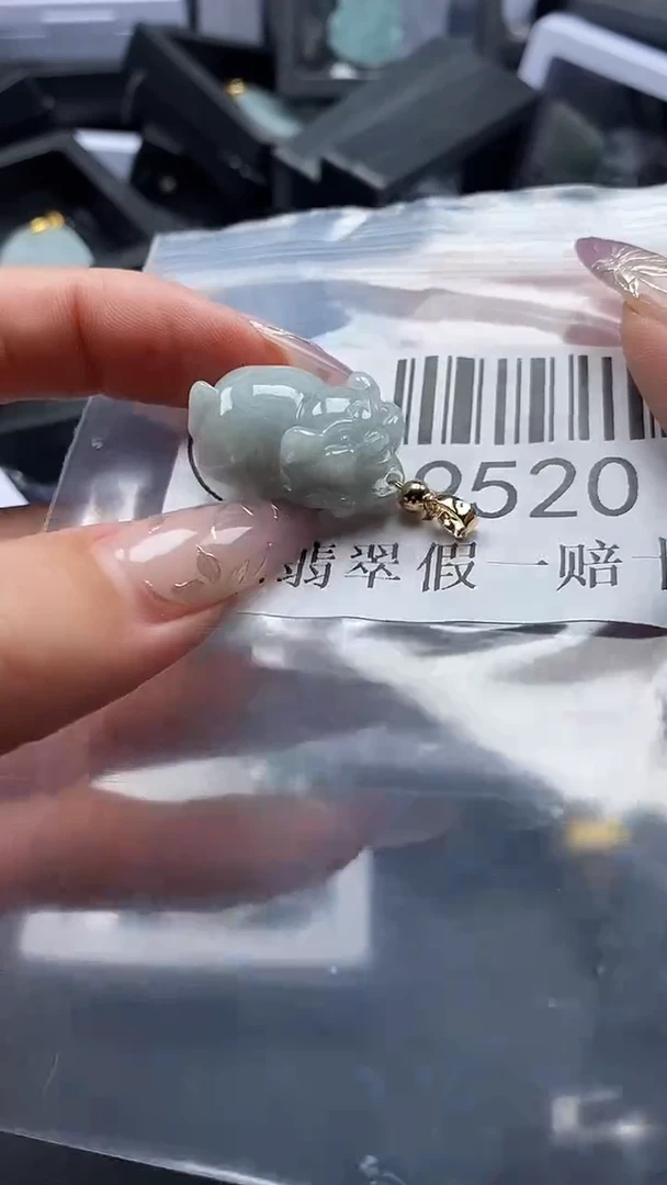 吊坠(不含链)未镶嵌翡翠9520
