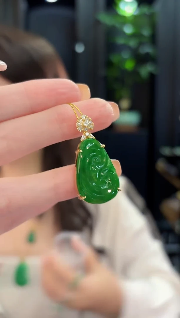 吊坠(不含链)未镶嵌翡翠 缅甸A货/支持复检/一件