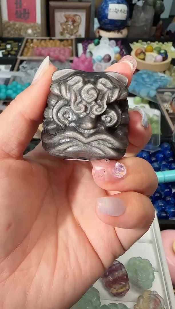 黑曜岩未镶嵌颈饰52a多样性发其一/7.31/1个