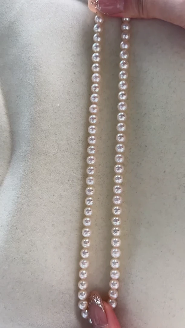 未镶嵌海水珍珠DA ak串链 6-7 xt014